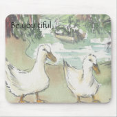 Tapis De Souris Mousepad "Paris/Duck Parc" Sketch Aquarelle (Devant)
