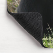 Tapis De Souris Mousepad, partisan de la faune de l'ours noir (Coin)