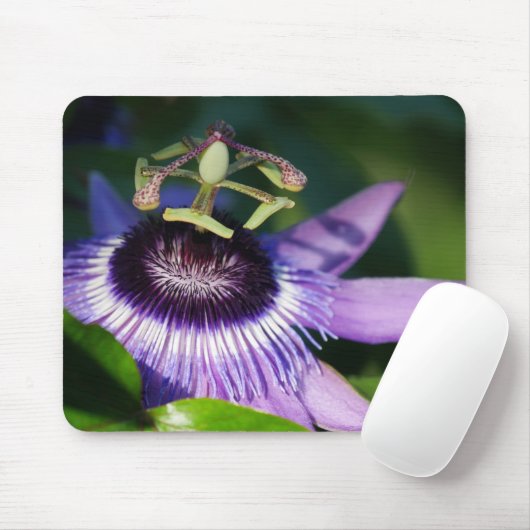 Tapis De Souris Mousepad Passionfruit pourpre (Avec souris)