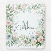 Tapis De Souris Mousepad personnalisé aux fleurs sauvages | Initia (Devant)
