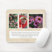 Tapis De Souris Mousepad personnalisé avec photos et message (Avec souris)