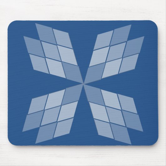 Tapis De Souris Mousepad - Pétales de diamant (Devant)