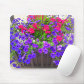 Tapis De Souris Mousepad Pétunia Flower Patch (Avec souris)