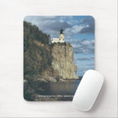Tapis De Souris Mousepad/phare fendu roche du Minnesota (Avec souris)