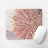 Tapis De Souris Mousepad "Pinkish Floral Peinture" (Avec souris)