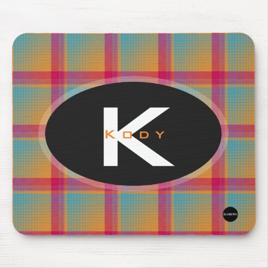 Tapis De Souris Mousepad plaid - HAMbyWG (Devant)