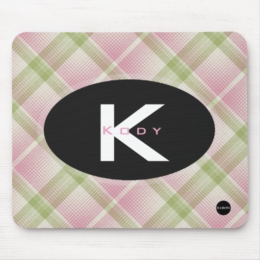 Tapis De Souris Mousepad plaid - HAMbyWG (Devant)