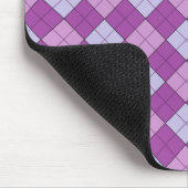 Tapis De Souris Mousepad Plaid Violet (Coin)