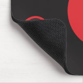 Tapis De Souris Mousepad Pois rouge (Coin)