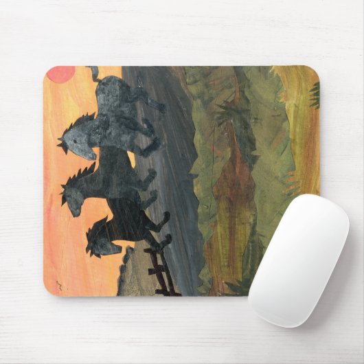 Tapis De Souris Mousepad 'Ponies' (Avec souris)