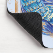 Tapis De Souris Mousepad pour aquarelle d'art de zodiaque de (Coin)