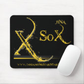 Tapis De Souris Mousepad pour Jina (Avec souris)