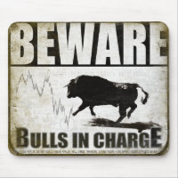 Mousepad pour les investisseurs de marché haussier