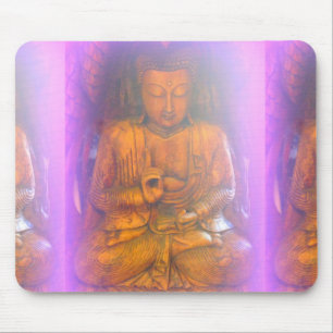 Tapis De Souris mousepad pourpre de Bouddha d'aura