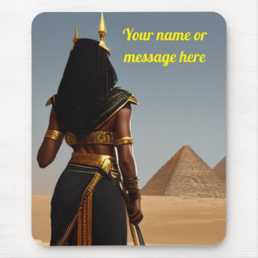 Tapis De Souris Mousepad, Queens d'Égypte noire (Devant)