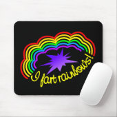 Tapis De Souris Mousepad Rainbow Farts (Avec souris)