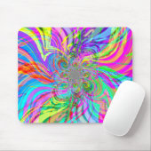 Tapis De Souris Mousepad Rainbow Fire (Avec souris)