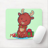 Tapis De Souris Mousepad, renne de bébé (Avec souris)