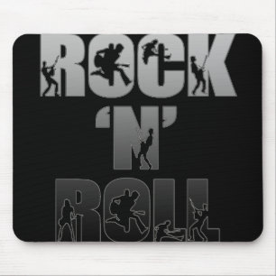 Tapis De Souris Mousepad « Roche « N » Roll "