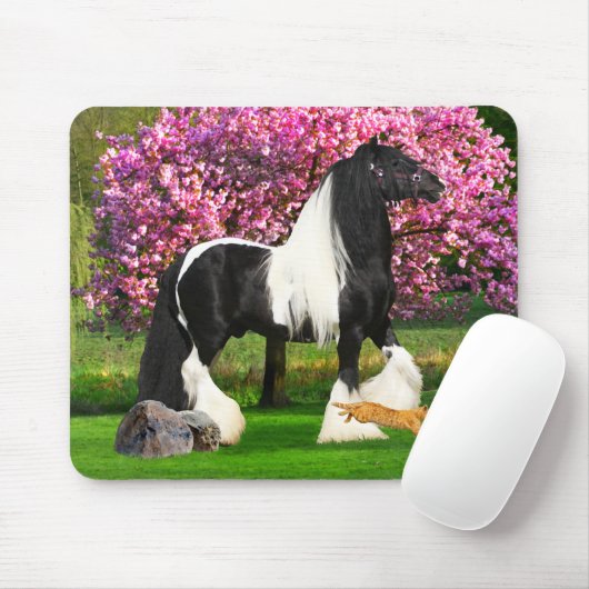 Tapis De Souris Mousepad "Rollo & Cat" (Avec souris)