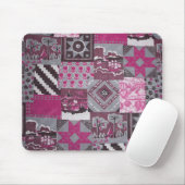 Tapis De Souris Mousepad rose (Avec souris)