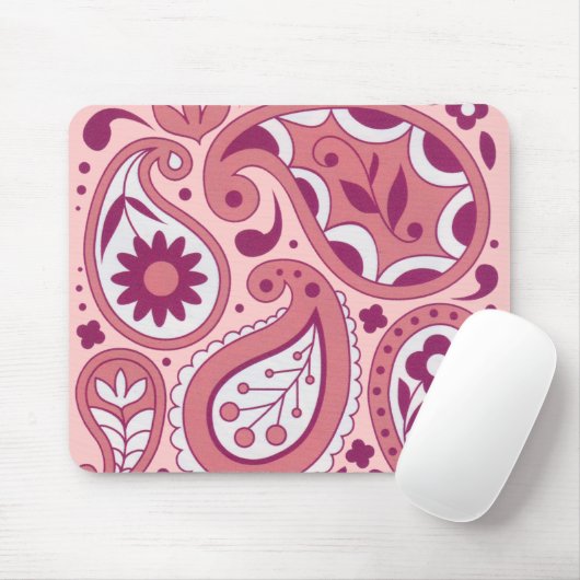 Tapis De Souris Mousepad rose (Avec souris)