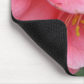 Tapis De Souris Mousepad rose de fleur de Camelia de HACHE (Coin)