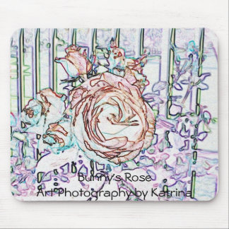 Tapis De Souris Mousepad rose du lapin