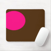 Tapis De Souris mousepad rose et brun (Avec souris)