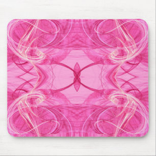 Tapis De Souris Mousepad rose fractal