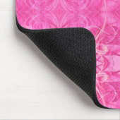 Tapis De Souris Mousepad rose fractal (Coin)