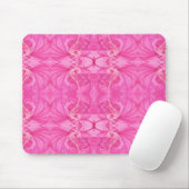 Tapis De Souris Mousepad rose fractal (Avec souris)