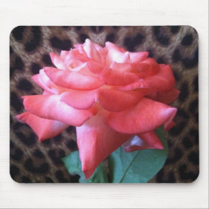 Tapis De Souris Mousepad rose sauvage