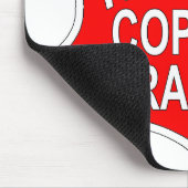 Tapis De Souris Mousepad rouge de logo de HCCR (Coin)