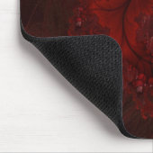 Tapis De Souris Mousepad rouge fractal (Coin)
