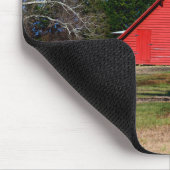 Tapis De Souris Mousepad rouge Grange Shed (Coin)