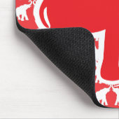 Tapis De Souris Mousepad rouge mou (Coin)