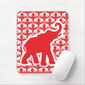 Tapis De Souris Mousepad rouge mou (Avec souris)