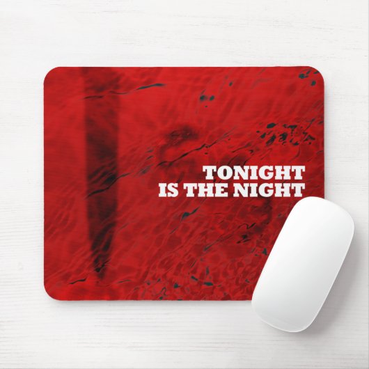 Tapis De Souris Mousepad rouge sang (Avec souris)