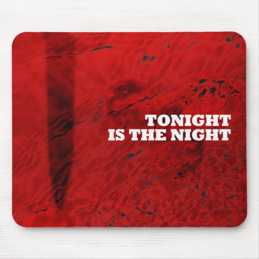 Tapis De Souris Mousepad rouge sang (Devant)