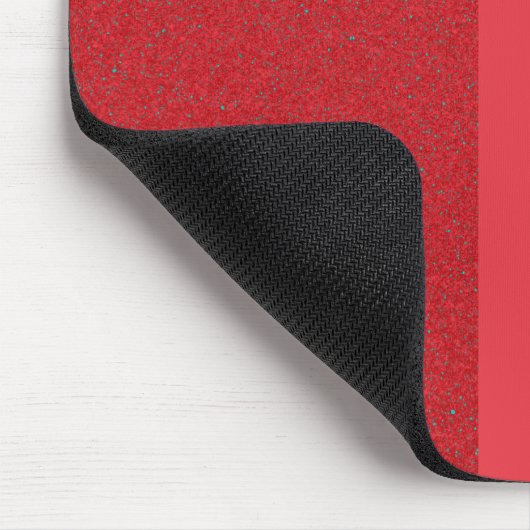 Tapis De Souris Mousepad rouge tomate à deux tons - Personnaliser (Coin)