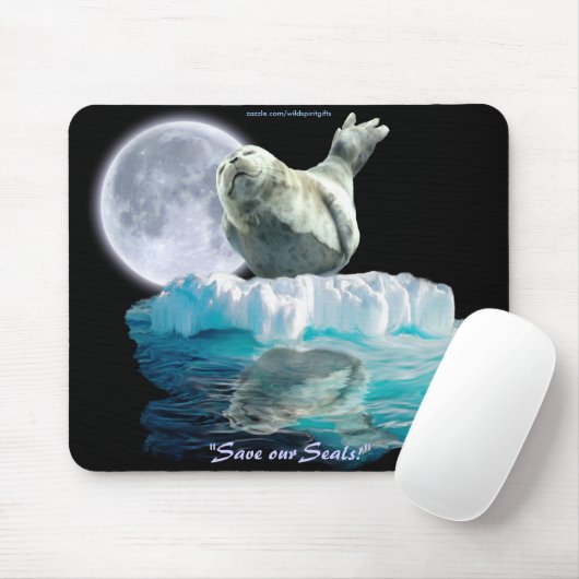 Tapis De Souris Mousepad Sel-Pup et Lune Faune Lover Mousepad (Avec souris)