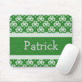Tapis De Souris Mousepad, Shamrock étincelant (Avec souris)