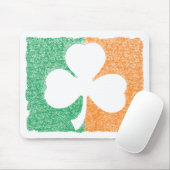 Tapis De Souris Mousepad Shamrock irlandais (Avec souris)