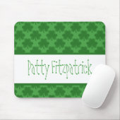 Tapis De Souris Mousepad Shamrock simple (Avec souris)