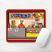 Tapis De Souris Mousepad "Sin-A-Bun" de Green Weenii (Avec souris)