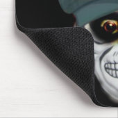 Tapis De Souris Mousepad Skeleton Head Happy Halloween (Coin)