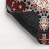 Tapis De Souris Mousepad, Snowflake aux champignons bio (Coin)