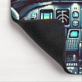 Tapis De Souris Mousepad (sombre) dans le cockpit rétro (Coin)