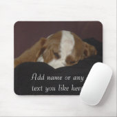 Tapis De Souris Mousepad somnolent de chiot de chien (Avec souris)